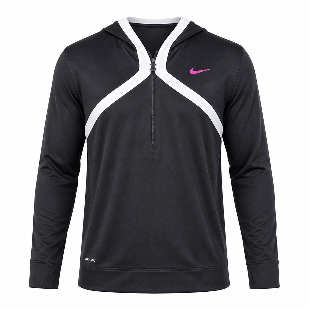 Nike Dri Fit Hoodie XL Polyester Athletic Gorpcore Streetwear Gym Techwear